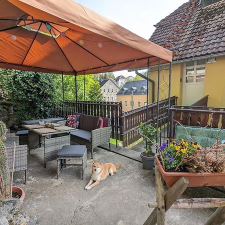 Waldblickwohnung Mit Schoener Terrasse Und Kamin Sebnitz Extérieur photo