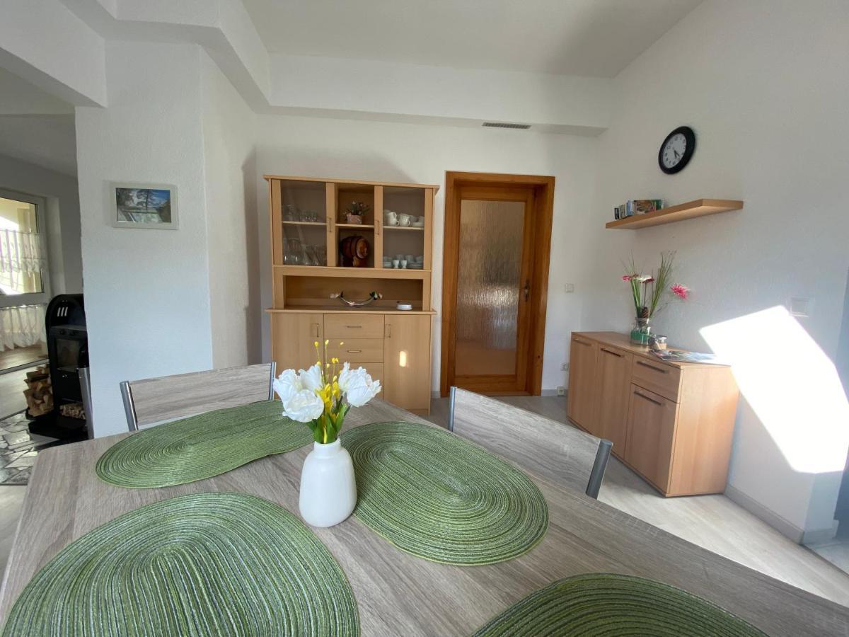 Waldblickwohnung Mit Schoener Terrasse Und Kamin Sebnitz Extérieur photo