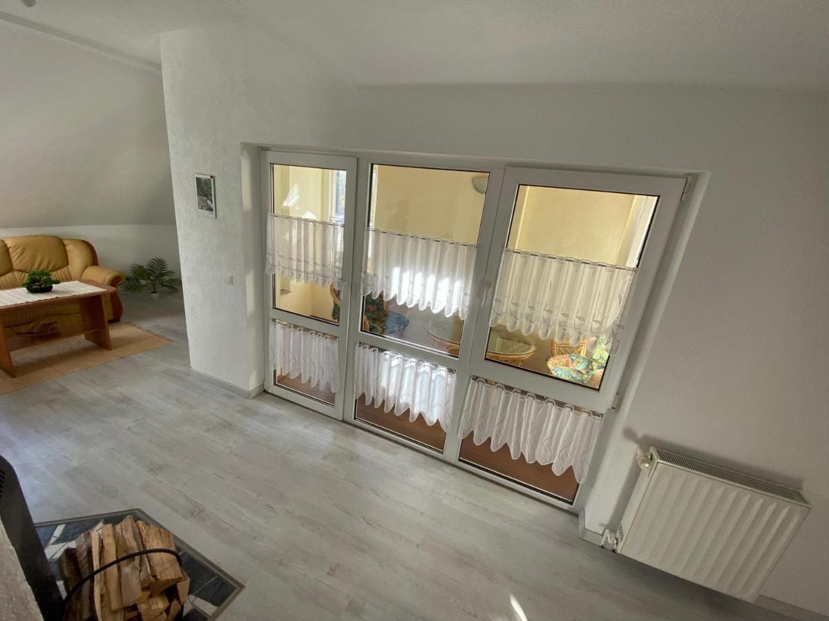 Waldblickwohnung Mit Schoener Terrasse Und Kamin Sebnitz Extérieur photo