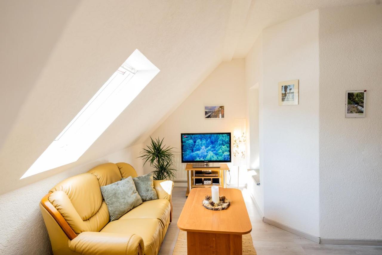 Waldblickwohnung Mit Schoener Terrasse Und Kamin Sebnitz Extérieur photo