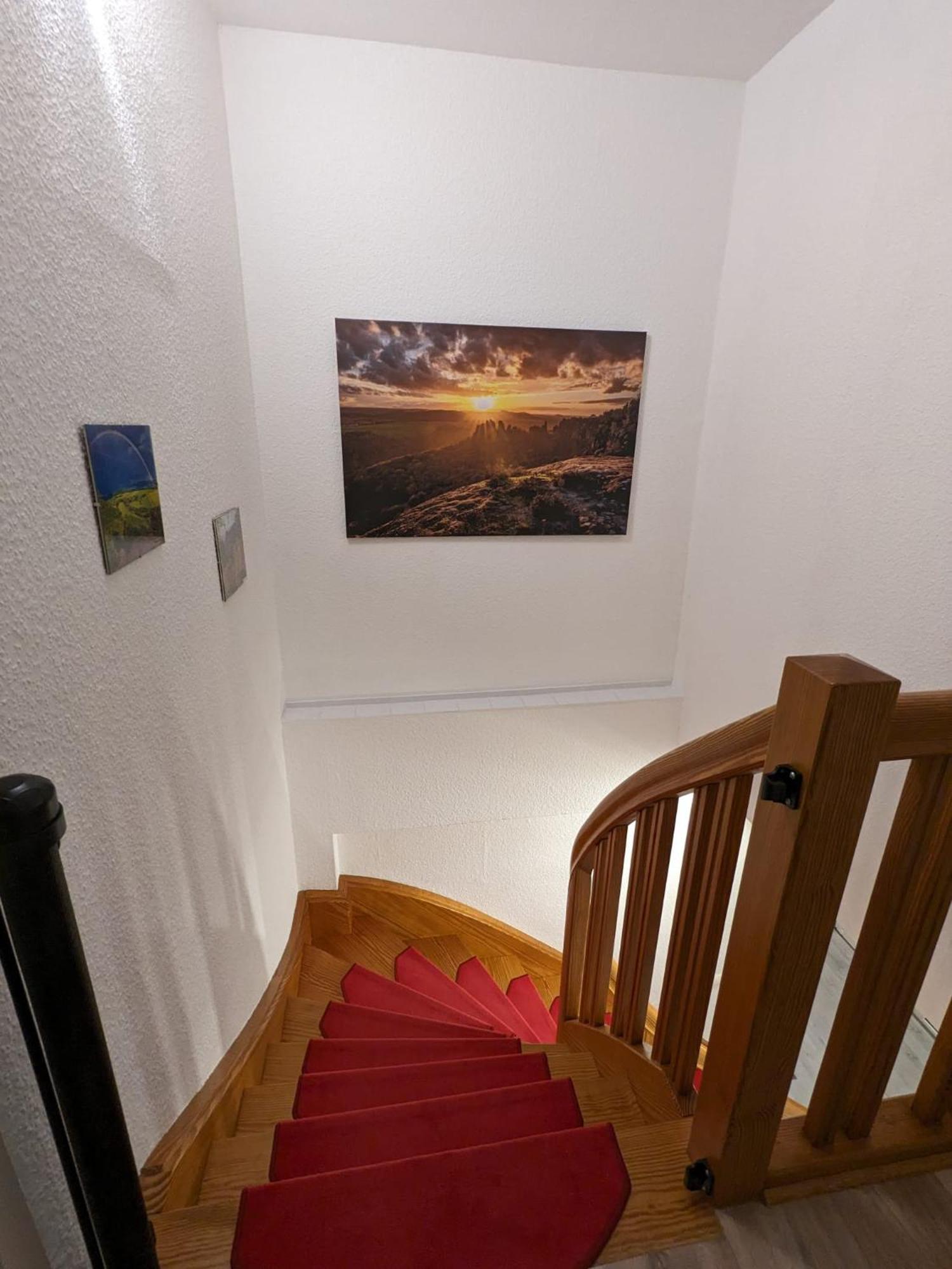 Waldblickwohnung Mit Schoener Terrasse Und Kamin Sebnitz Extérieur photo